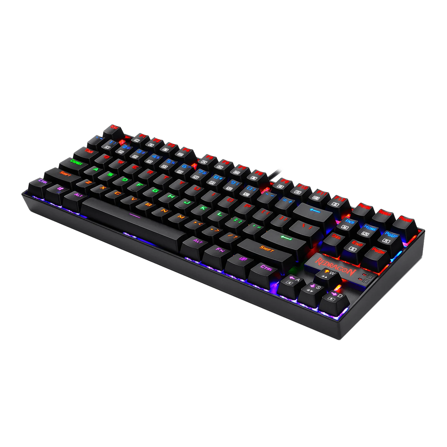 KUMARA K552 LED Rainbow Backlit Wired Keyboard