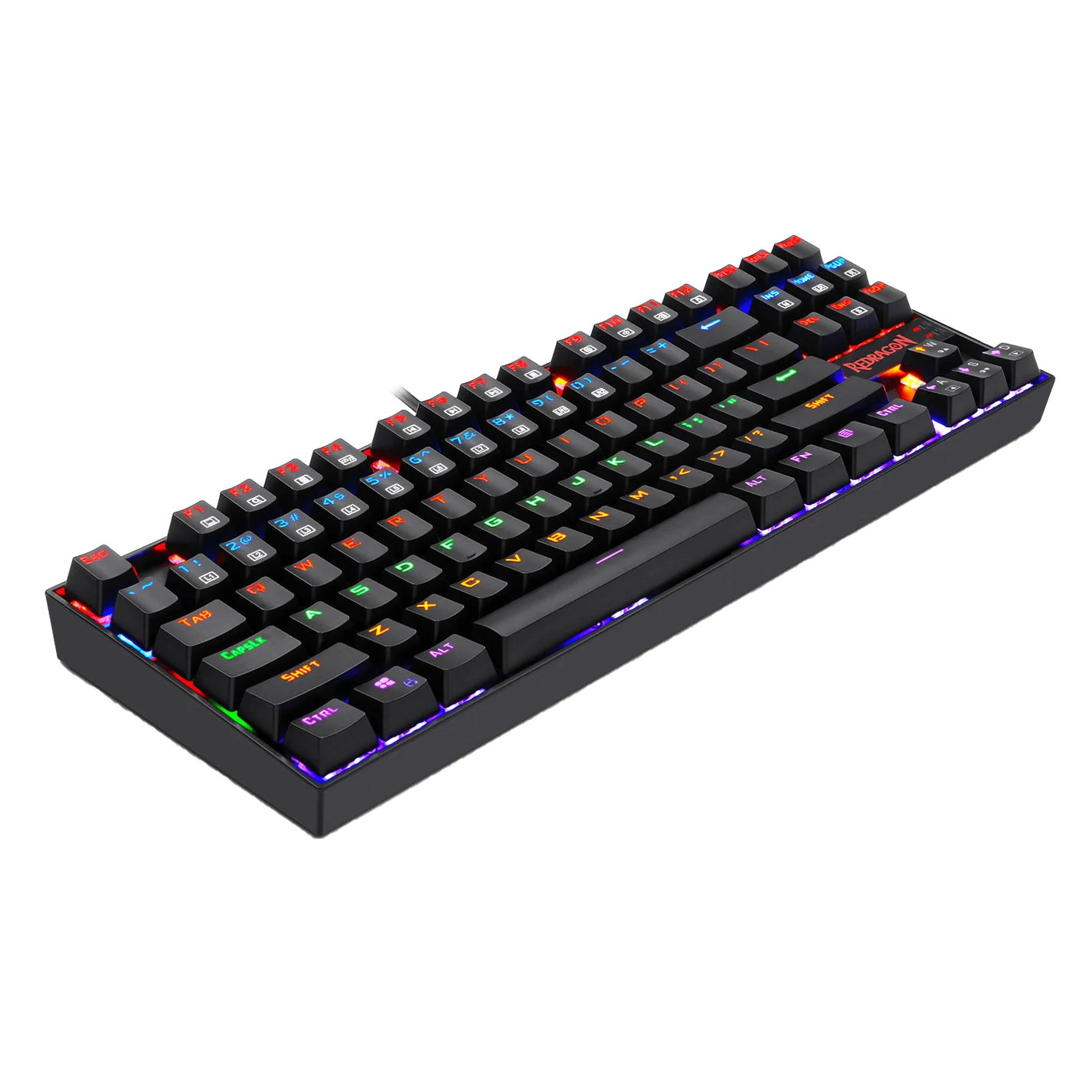 KUMARA K552 LED Rainbow Backlit Wired Keyboard
